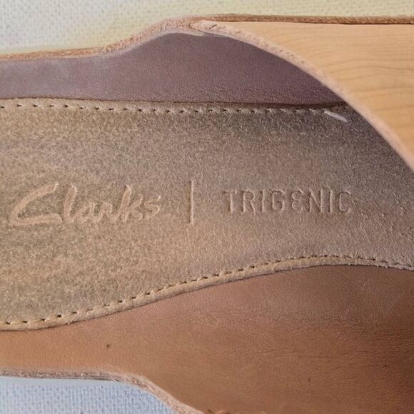 Clarks Womens Tri Carmen Light Pink Slip On Thong Sandals Size 6 - Picture 3 of 10